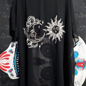 Plus size kimono cover up